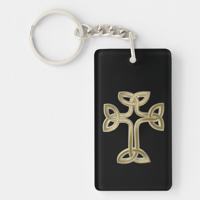 Porte-clefs noeud de croix celtique (Devant)