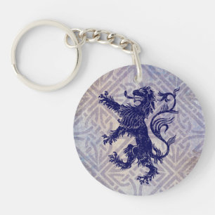 Porte-clefs Noeud effréné écossais de Celtic de bleu marine