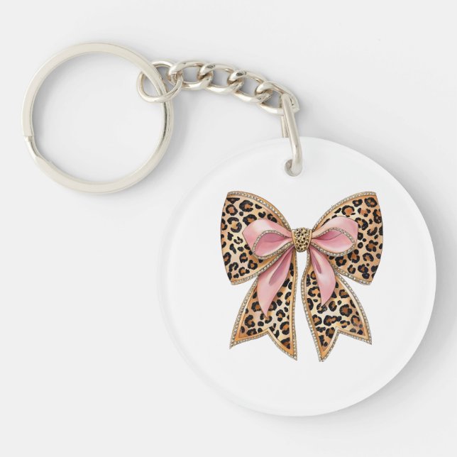 Porte-clefs Nœud moderne coquet (Devant)
