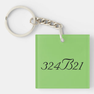 Porte-clefs noir d'orphelin de nombre de 324B21 Cosima,