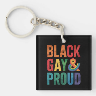 Porte-clefs Noirs gays et fiers LGBTQ Noirs queers