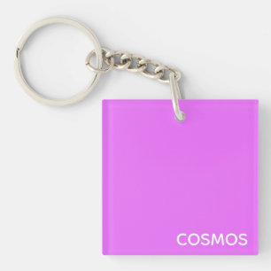 Porte-clefs Nom de couleur pourpre cosmos