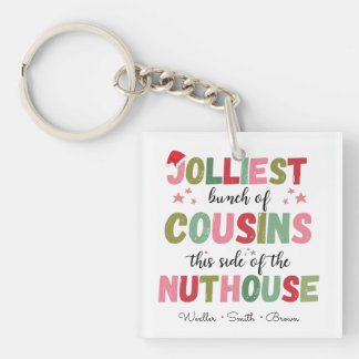 Porte-clefs Nom de famille de Noël Cousin réunion correspondan