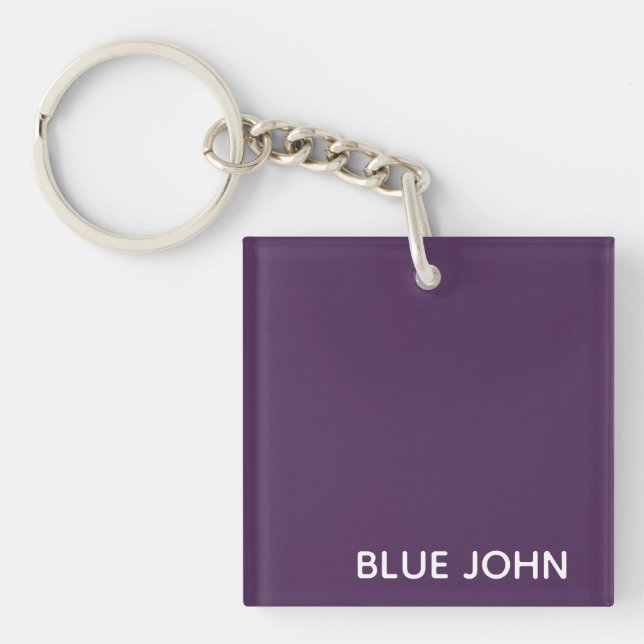 Porte-clefs Nom de la couleur violette de Blue John (Devant)