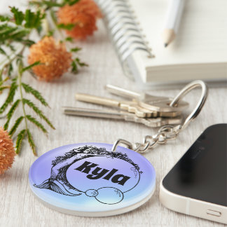Porte-clefs Nom de la sirène Porte - clé personnalisé - Kyla