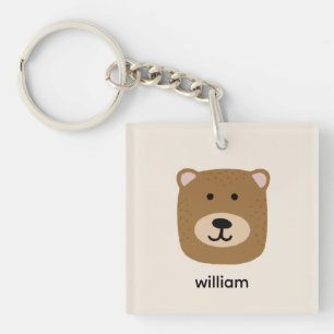 Porte-clefs Nom de l'ours Brown