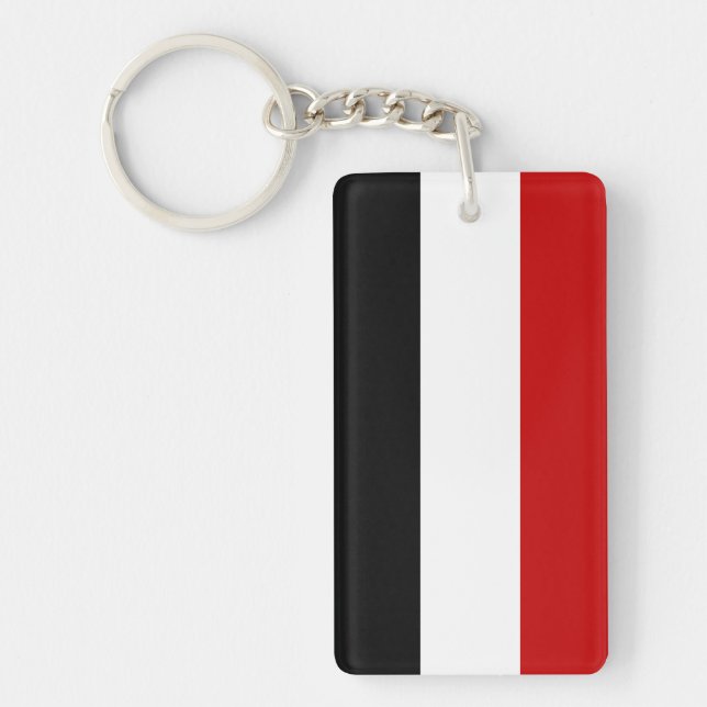 Porte-clefs nom de symbole de nation de drapeau de pays du (Devant)