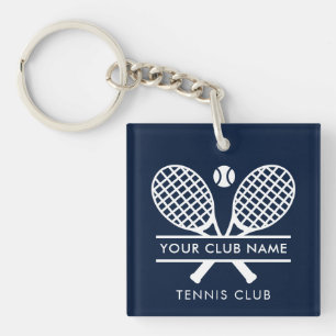 Porte-clefs Nom d'équipe de tennis de club de sport moderne Sw