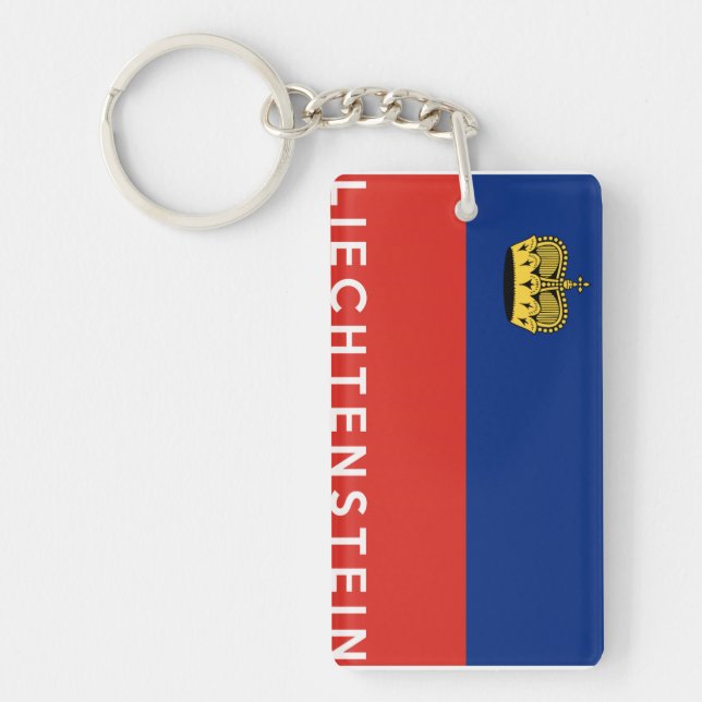 Porte-clefs nom des textes de drapeau de pays de la (Devant)