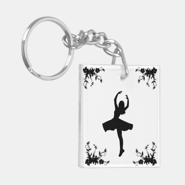 Porte-clefs Nom du danseur Twirl sur le dos (Devant gauche)