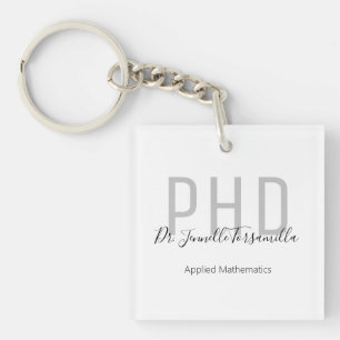 Porte-clefs Nom du diplômé Diplôme PhD