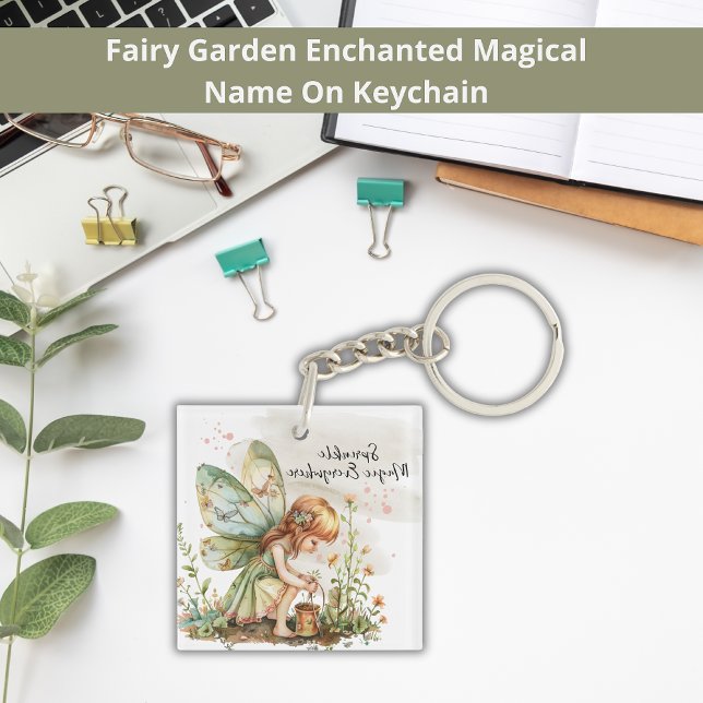Porte-clefs Nom Du Jardin Fairy Enchanted Sur Fleur sauvage (Créateur téléchargé)