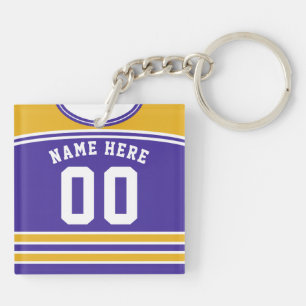 Porte-clefs Nom et numéro Clavier Jersey, Crosse de hockey