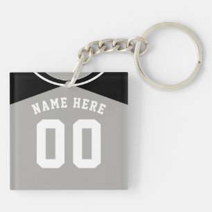 Porte-clefs Nom et numéro Clavier Jersey, softball de baseball