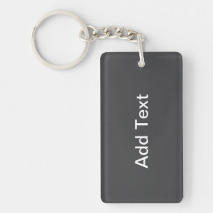Porte-clefs Nom moderne en gras modifiable, entreprise ou marq