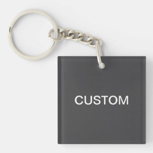 Porte-clefs Nom moderne en gras modifiable, entreprise ou marq