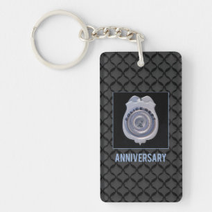 Porte-clefs Nom personnalisé, Anniversaire avec le Département