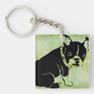 Porte-clefs NOM PERSONNALISÉ DE BULLDOG FRANÇAIS Porte - clé a