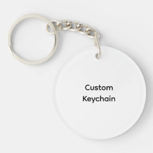Porte-clefs Nom personnalisé, photo et logo de société personn