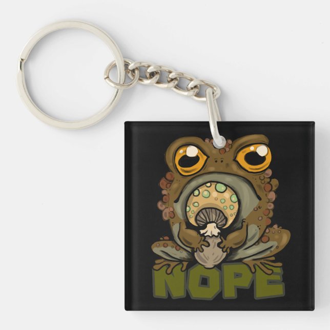 Porte-clefs Non ! Grumpy Toad (Devant)