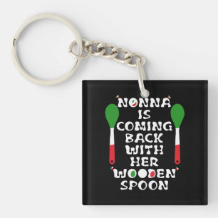 Porte-clefs Nonna Revient Avec Sa Cuillère En Bois