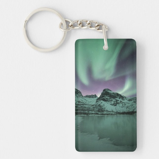 Porte-clefs Northern Lights Nature Photo (Devant)