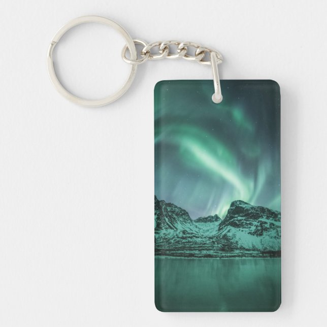 Porte-clefs Northern Lights Nature Photo (Devant)