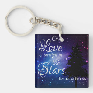 Porte-clefs Notre amour est écrit dans La Nuit étoilée Nom