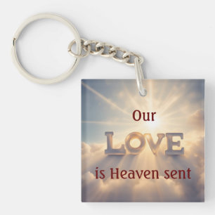 Porte-clefs Notre Amour Est Le Ciel Envoyé