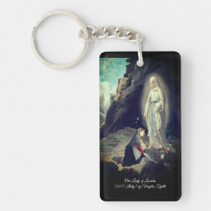 Porte-clefs Notre Dame de Lourdes