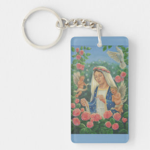 Porte-clefs 'Notre-Dame du Rosaire' par Jenny McLaughlin