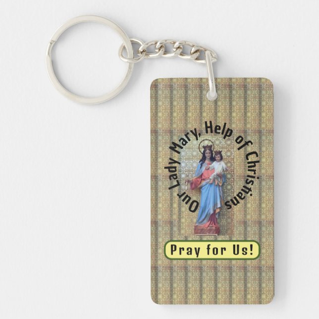 Porte-clefs Notre-Dame Marie, Aide des chrétiens (Devant)