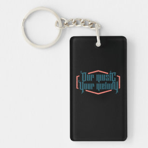 Porte-clefs Notre musique Votre mélodie