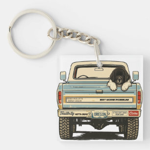 Porte-clefs Notta Bear Hillbilly Terre-Neuve Camion Sti