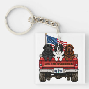 Porte-clefs Notta Bear Terre-Neuve – Pickup Patriotique