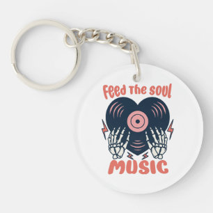Porte-clefs nourrir la musique de l'âme