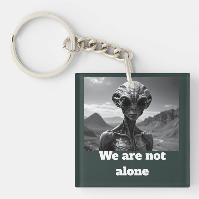 Porte-clefs Nous ne sommes pas seuls (Devant)