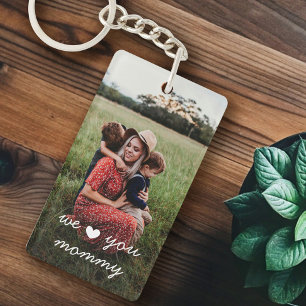 Porte-clefs Nous t'aimons maman photo