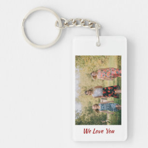 Porte-clefs Nous vous aimons papa Meilleur papa Photo de la fê