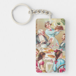 Porte-clefs Nous vous souhaitons à tous un joyeux Noël - Carte