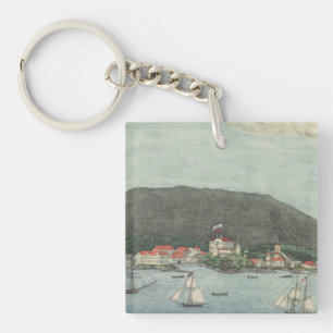 Porte-clefs Nouveau Archange, Russie (Sitka) Peinture