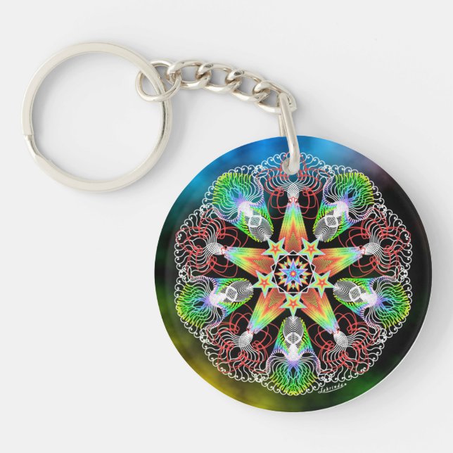 Porte-clefs Nouveau départ/bond quantique (Devant)