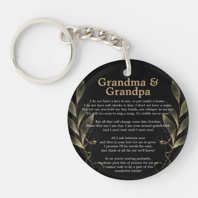 Porte-clefs Nouveau grand-enfant grand-mère et grand-père Ultr (Devant)