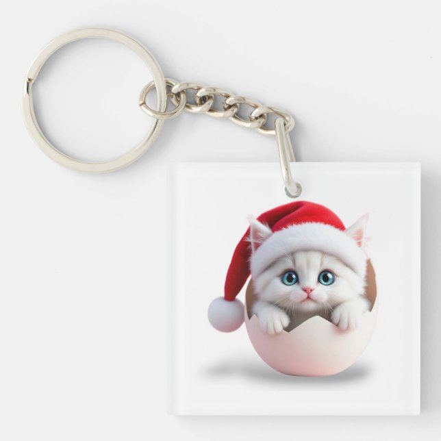 Porte-clefs Nouveau-né de Noël (Devant)