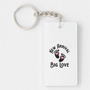 Porte-clefs Nouvelle arrivée, grand amour.w