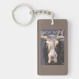 Porte-clefs Nouvelle de YorkMoose fin