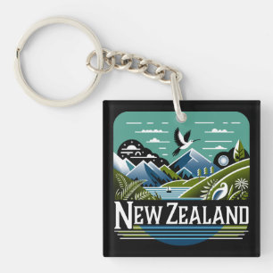 Porte-clefs Nouvelle-Zélande Pacifique Sud