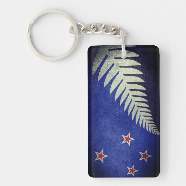 Porte-clefs Nouvelle-Zélande Silver Fern (Devant)