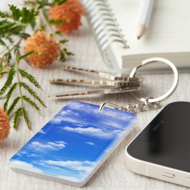 Porte-clefs Nuages (Devant droit)