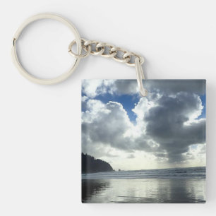 Porte-clefs Nuages de tempête, plage d'Oswald West State, OU